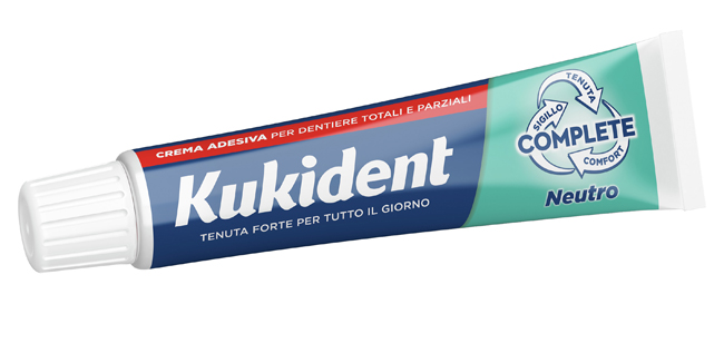 KUKIDENT NEUTRO CREMA ADESIVA DENTIERE 65 G - famajoy.it