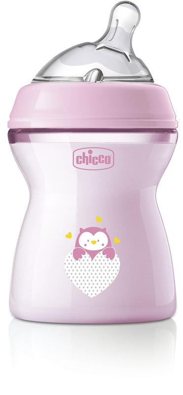 CHICCO BIBERON NAT FEEL PP 2M+ 250 ML BIMBA - famajoy.it
