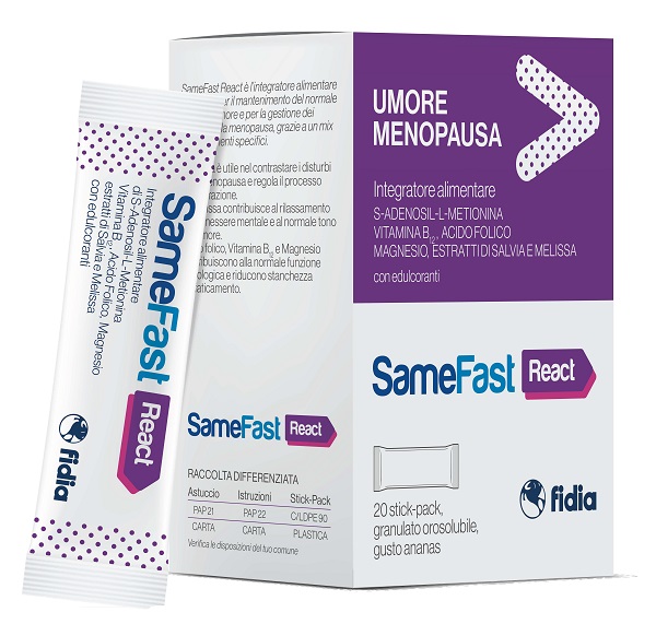 SAMEFAST REACT 20 STICK PACK - famajoy.it