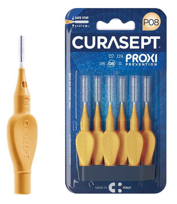 CURASEPT PROXI P08 ARANCIO CHIARO 6 PEZZI - famajoy.it