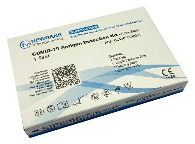 TEST ANTIGENICO RAPIDO COVID-19 NEWGENE AUTODIAGNOSTICO DETERMINAZIONE QUALITATIVA ANTIGENI SARS-COV-2 IN TAMPONI NASALI MEDIANTE IMMUNOCROMATOGRAFIA - famajoy.it