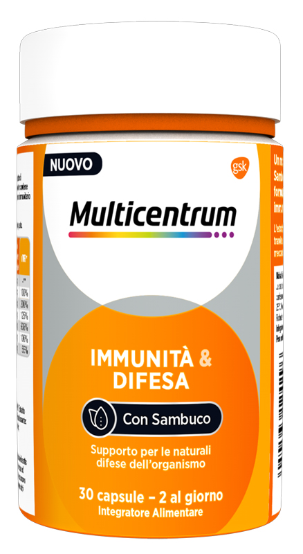 MULTICENTRUM IMMUNITA' & DIFESA 30 CAPSULE - famajoy.it