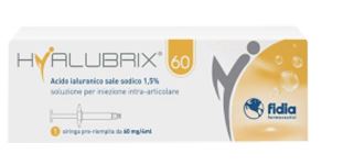 SIRINGA INTRA-ARTICOLARE HYALUBRIX 60 ACIDO IALURONICO 1,5% 60 MG 4 ML - famajoy.it