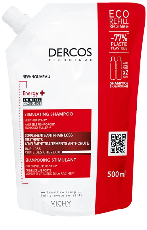 DERCOS ECO RICARICA ENERGIZZANTE 500 ML - famajoy.it