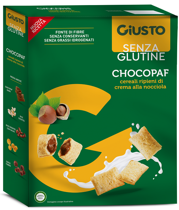 GIUSTO SENZA GLUTINE CHOCOPAF 300 G - famajoy.it