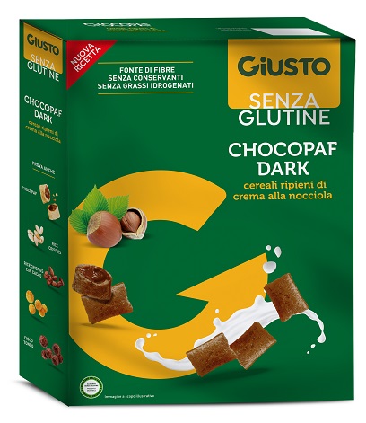 GIUSTO SENZA GLUTINE CHOCOPAFF DARK 300 G - famajoy.it