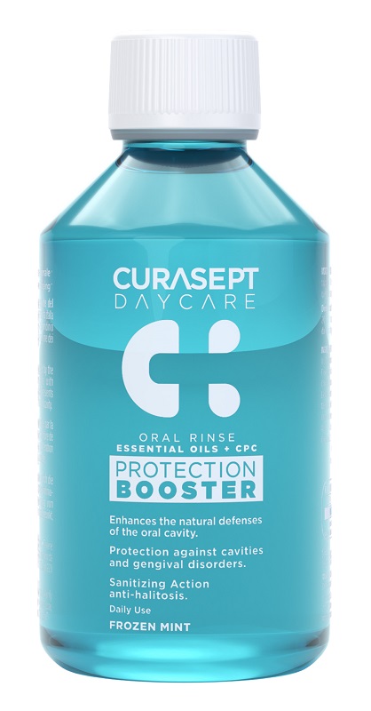 CURASEPT DAYCARE COLLUTORIO PROTECTION BOOSTER FROZEN MINT 100 ML - famajoy.it