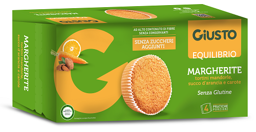 GIUSTO SENZA GLUTINE MARGHERITE EQUILIBRIO 180 G - famajoy.it