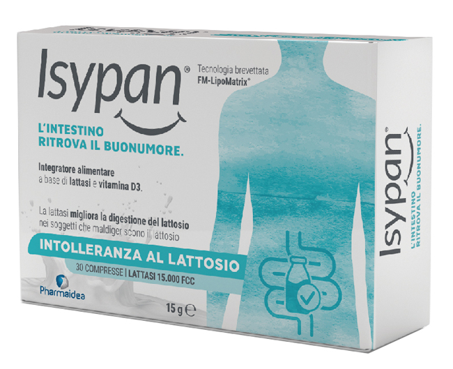 ISYPAN INTOLLERANZA LATTOSIO 30 COMPRESSE - famajoy.it
