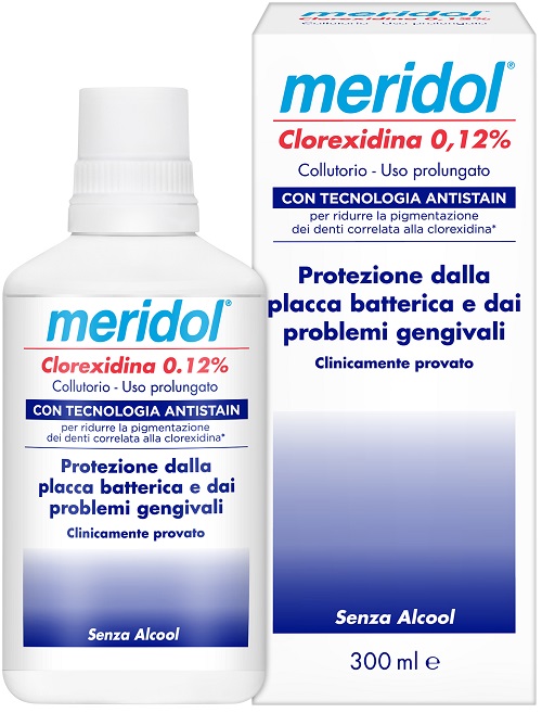MERIDOL COLLUTORIO CLOREXIDINA 0,12% 300 ML - famajoy.it