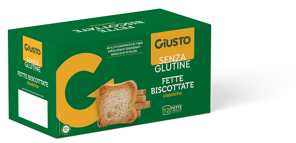 GIUSTO SENZA GLUTINE FETTE BISCOTTATE 150 G - famajoy.it