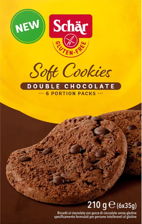 SCHAR SOFT COOKIE DOUBLE CHOCOLATE 210 G - famajoy.it