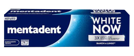 MENTADENT DENTIFRICIO WHITE NOW ORIGINAL 75 ML - famajoy.it