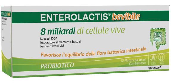 ENTEROLACTIS BEVIBILE 12 FLACONCINI X 10 ML - famajoy.it