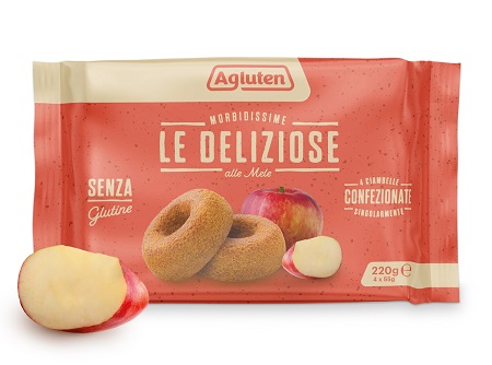 AGLUTEN DELIZIOSE ALLE MELE 4 PEZZI 220 G - famajoy.it