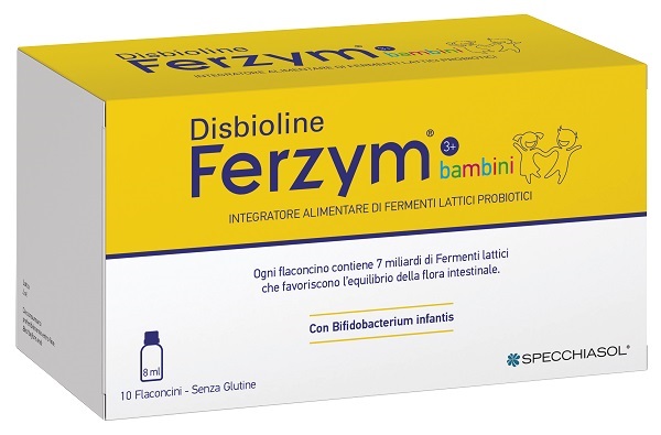 DISBIOLINE FERZYM BAMBINI 10 FLACONCINI DA 8 ML - famajoy.it