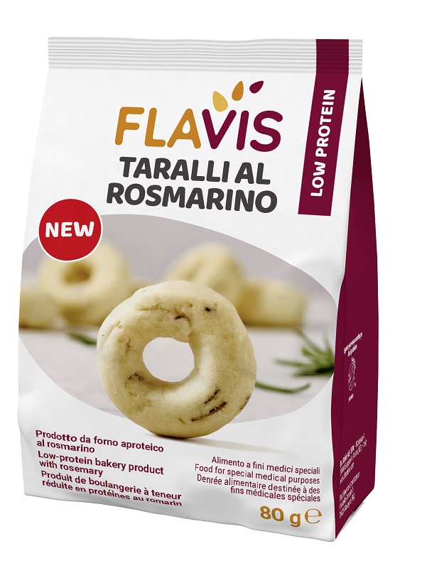 FLAVIS TARALLI ROSMARINO 80 G - famajoy.it