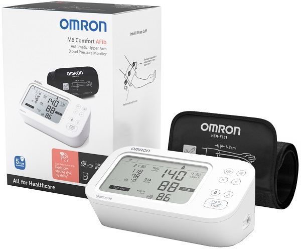 SFIGMOMANOMETRO DA BRACCIO OMRON M6 COMFORT AFIB - famajoy.it