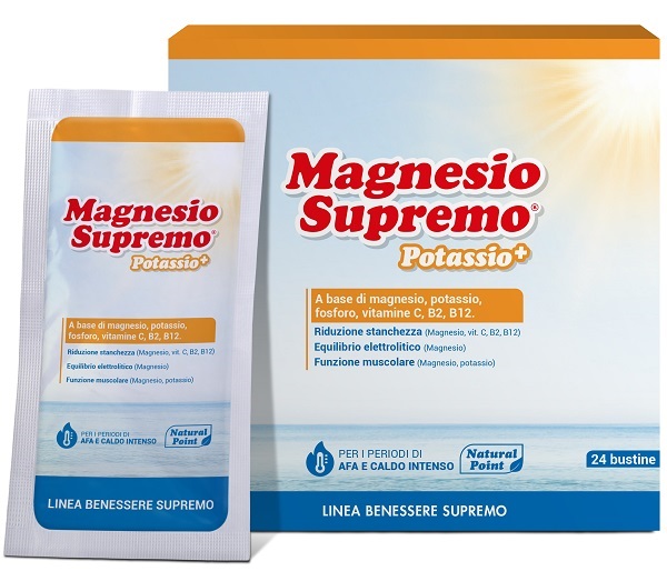 MAGNESIO SUPREMO POTASSIO+ 24 BUSTINE - famajoy.it